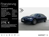 Gebraucht Audi A5 204 PS (150 kW) 2023 Navarrablau metallic Coupé