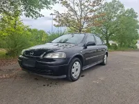 Gebraucht Opel Astra 101 PS (74 kW) 2002 Schwarz Limousine