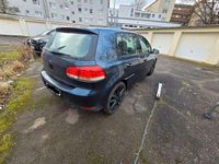 Gebraucht VW Golf VI Trendline 80 PS (58 kW) 2010 Blau Kleinwagen