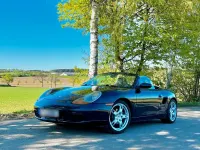 Gebraucht Porsche Boxster 205 PS (150 kW) 1998 Blau Cabrio