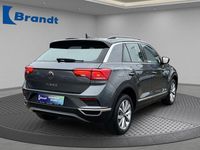 Gebraucht VW T-Roc Style 150 PS (110 kW) 2021 Indiumgrau metallic (metallic) SUV