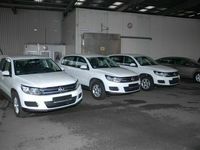 Gebraucht VW Tiguan Trendline 125 PS (91 kW) 2015 Weiß SUV