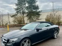 Brugt Mercedes E220 195 HK (143 kW) 2019 Sort Cabriolet