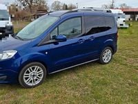 Gebraucht Ford Tourneo Courier Titanium 101 PS (74 kW) 2017 Blau Van / Kleinbus