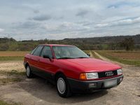 Second-hand Audi 80 90 CP (66 kW) 1990 Roșu Berlinǎ