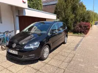 Gebraucht VW Sharan Comfortline 150 PS (110 kW) 2019 Schwarz Van / Kleinbus
