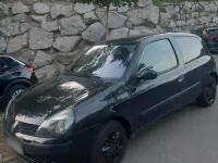 Gebraucht Renault Clio 2004 Schwarz Kleinwagen