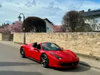 Second-hand Ferrari 458 570 CP (419 kW) 2012 Roșu Cabrio