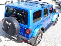 gebraucht Jeep Wrangler Sahara 4xE Plug-In Hybrid 380 PS Navi AHK LED PDC