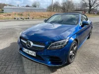 Gebraucht Mercedes C200 AMG line 184 PS (135 kW) 2021 Blau Cabrio
