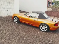 Gebraucht Mazda MX5 115 PS (84 kW) 1997 Orange Cabrio