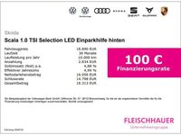 Gebraucht Skoda Scala Selection 116 PS (85 kW) 2024 Weiss Kleinwagen