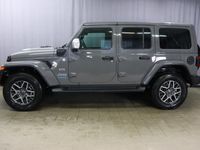 gebraucht Jeep Wrangler Unlimited Sahara 2.0 280KW UVP 85.140,00 € Plug-In Hybrid, Overland Paket, Technologie Dachhimmel mit zusätzlicher Geräuschdämmung, Alarmanlage, Sicherheitspaket, Gorilla Glas, Geschwindigkeitsregelanlage adaptiv, Totwinkel Assistent, Offroa