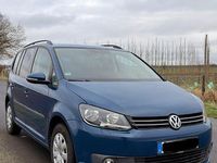 Gebraucht VW Touran Trendline 105 PS (77 kW) 2012 Blau Van / Kleinbus