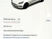 Gebraucht Tesla Model 3 Performance 392 kW (534 PS) 2023 Weiß Limousine