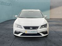 gebraucht Seat Leon ST Black Matt Edition FR 1.5 TSI 110 KW (150 PS) Leder LED Navi Keyless Rückfahrkam.