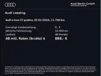 Gebraucht Audi e-tron GT quattro 350 kW (476 PS) 2024 Schwarz (mythosschwarz metallic) Limousine