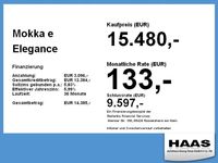 Gebraucht Opel Mokka-e Elegance 100 kW (136 PS) 2022 Quarz silber SUV