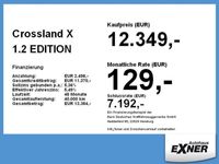 gebraucht Opel Crossland X 1.2 EDITION DAB,Sitzheizung