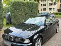 Gebraucht BMW 320 Cabriolet 170 PS (125 kW) 2001 Schwarz Cabrio