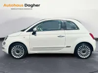 Gebraucht Fiat 500 Lounge 69 PS (50 kW) 2016 Bianco bianco/ bossa nova/calc Cabrio