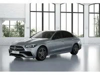 Neu Mercedes C220 AMG 197 PS (144 kW) 2025 Metalliclack hightechsilber Limousine