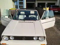 Gebraucht VW Golf Cabriolet 95 PS (69 kW) 1987 Weiß Cabrio