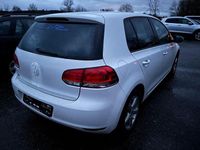 Gebraucht VW Golf VI Trendline 80 PS (58 kW) 2010 Weiß Kleinwagen