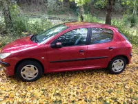 Gebraucht Peugeot 206 75 PS (55 kW) 2000 Rot Limousine