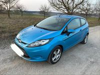 Gebraucht Ford Fiesta 59 PS (43 kW) 2009 Blau Kleinwagen