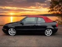 Gebraucht VW Golf Cabriolet Conceptline 101 PS (74 kW) 1997 Schwarz Cabrio
