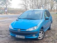 Gebraucht Peugeot 206 75 PS (55 kW) 2000 Blau Kleinwagen