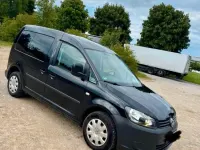 Gebraucht VW Caddy 86 PS (63 kW) 2012 Schwarz Van / Kleinbus