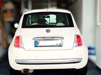 Gebraucht Fiat 500 Lounge 69 PS (50 kW) 2009 Weiß Cabrio