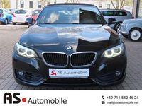 Gebraucht BMW 218 Advantage 136 PS (100 kW) 2018 Black sapphire metallic Cabrio