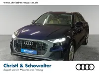 Gebraucht Audi Q8 S-Line 286 PS (210 kW) 2022 Navarrablau metallic SUV