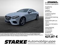 Gebraucht Mercedes E200 AMG line 184 PS (135 kW) 2018 Silber (iridiumsilber  metalliclack) Coupé
