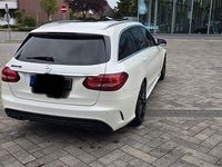 Gebraucht Mercedes C250 AMG line 204 PS (150 kW) 2015 Weiß Kombi