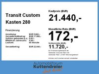 Gebraucht Ford Transit Custom Trend 131 PS (96 kW) 2022 Polarsilber metallic Limousine