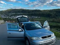Gebraucht Opel Astra 101 PS (74 kW) 2002 Silber Limousine