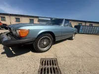 Gebraucht Mercedes SL450 224 PS (164 kW) 1974 Blau Cabrio