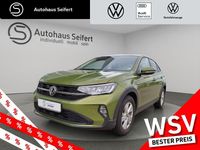 Gebraucht VW Taigo Basis 95 PS (69 kW) 2022 Visual green metallic (metallic) SUV