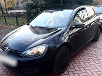 Gebraucht VW Golf VI Comfortline 80 PS (58 kW) 2010 Schwarz Kleinwagen