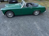 Second-hand MG Midget 54 CP (39 kW) 1967 Verde Cabrio