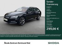 Gebraucht Skoda Superb SportLine 218 PS (160 kW) 2021 Schwarzmagic perleffekt Kombi