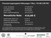 Gebraucht VW T-Roc R-line 150 PS (110 kW) 2025 Weiss SUV
