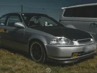 Gebraucht Honda Civic 106 PS (77 kW) 1998 Silber Coupé