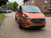 Gebraucht Ford Transit Custom 170 PS (125 kW) 2018 Orange Van / Kleinbus