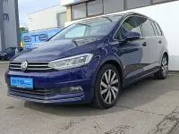 Gebraucht VW Touran Highline 150 PS (110 kW) 2020 Blau (atlantic blue) Van / Kleinbus