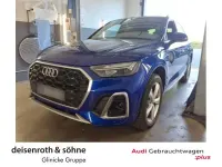 Second-hand Audi Q5 S-Line 299 CP (219 kW) 2023 Albastru SUV